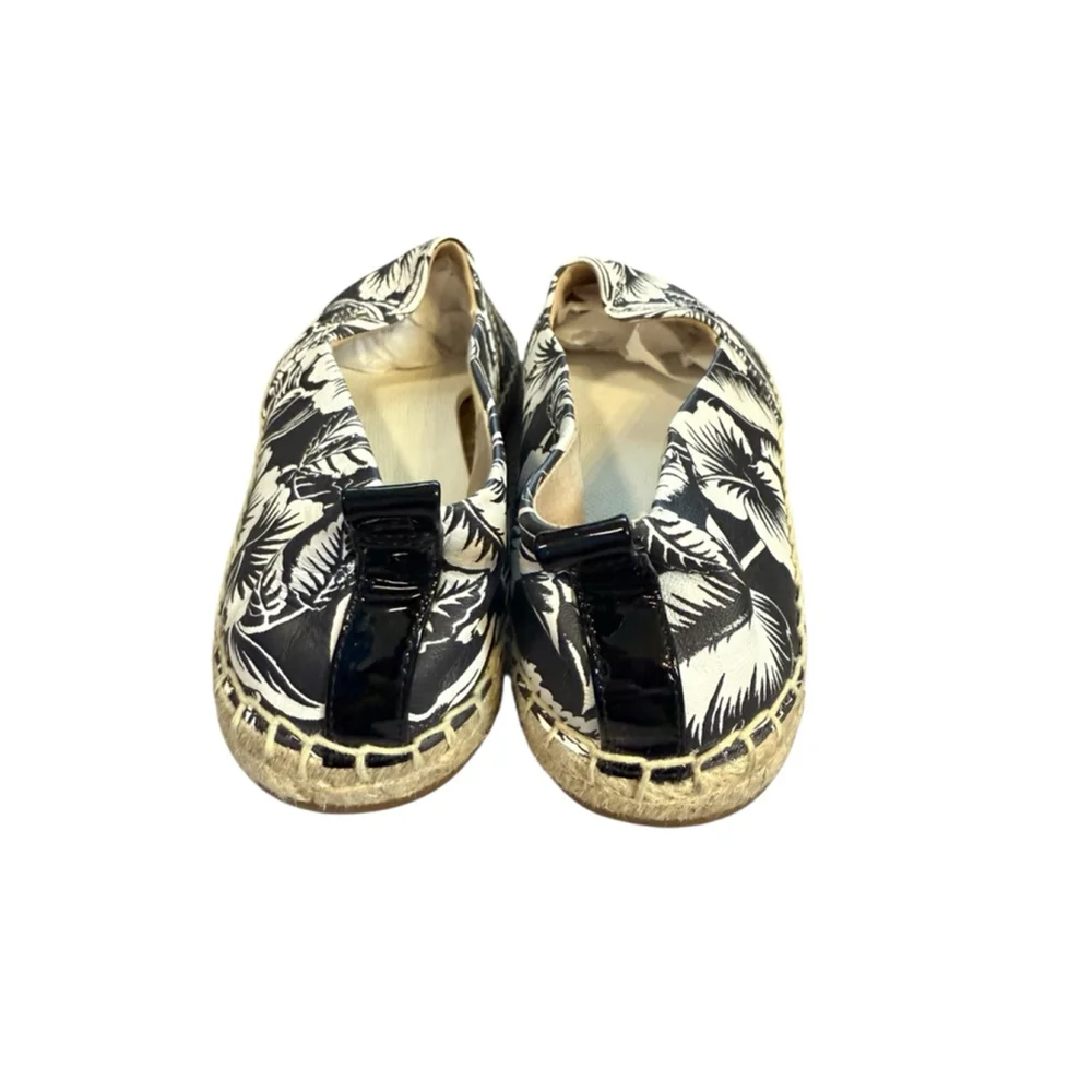 Lauren Ralph Lauren Floral Espadrilles Black Canvas